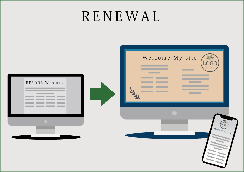 メルリルホームページリニューアル